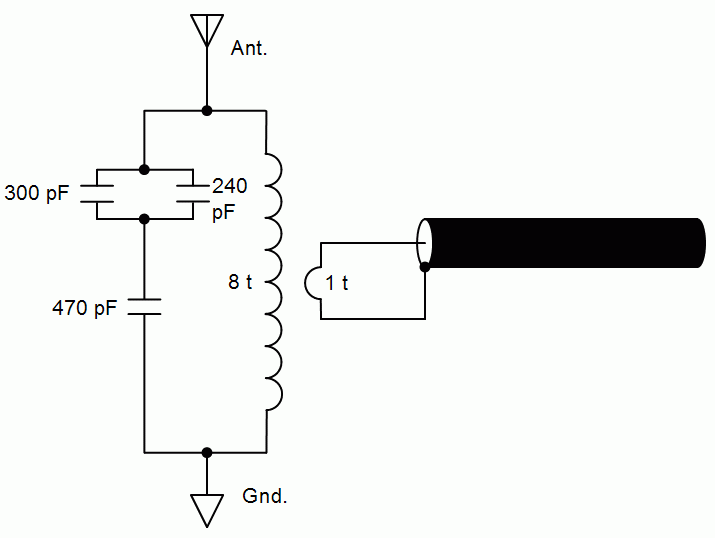 40m QRO Coupler Schematic