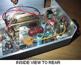 Inside of Austin's Regenerative Receiver, rear